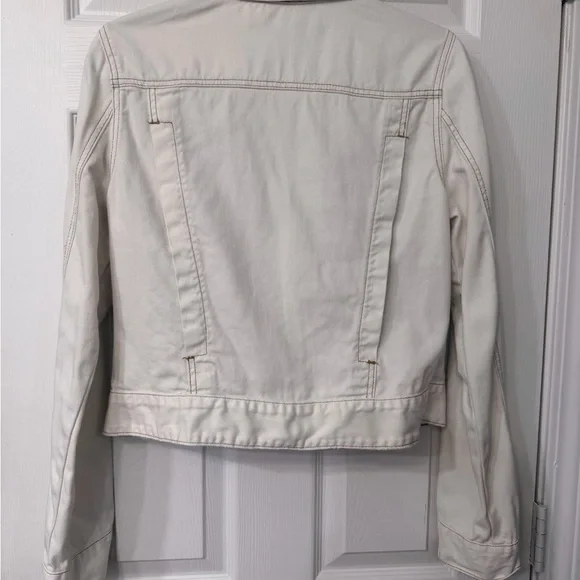Free People White Denim Jacket - Picture 3 of 3